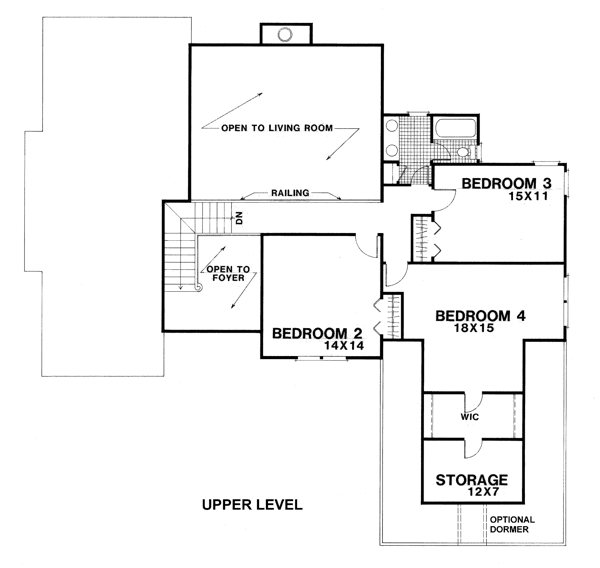 Upper Level Floorplan